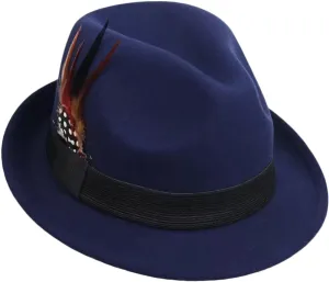 Unisex Fedora Hat for Men Women Trilby Hats Classic Jazz Cap Winter Autumn Panama Hat