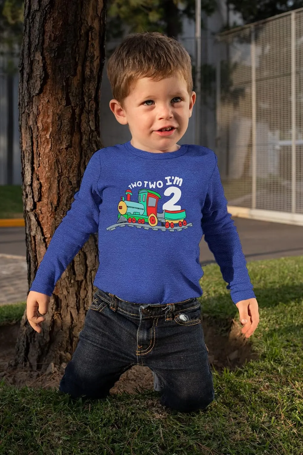 Unordinary Toddler 2nd Birthday Shirt boy Chugga Chugga Two Two Train im 2 Years Old Second Birthday Tshirt
