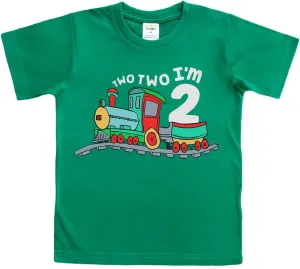 Unordinary Toddler 2nd Birthday Shirt boy Chugga Chugga Two Two Train im 2 Years Old Second Birthday Tshirt