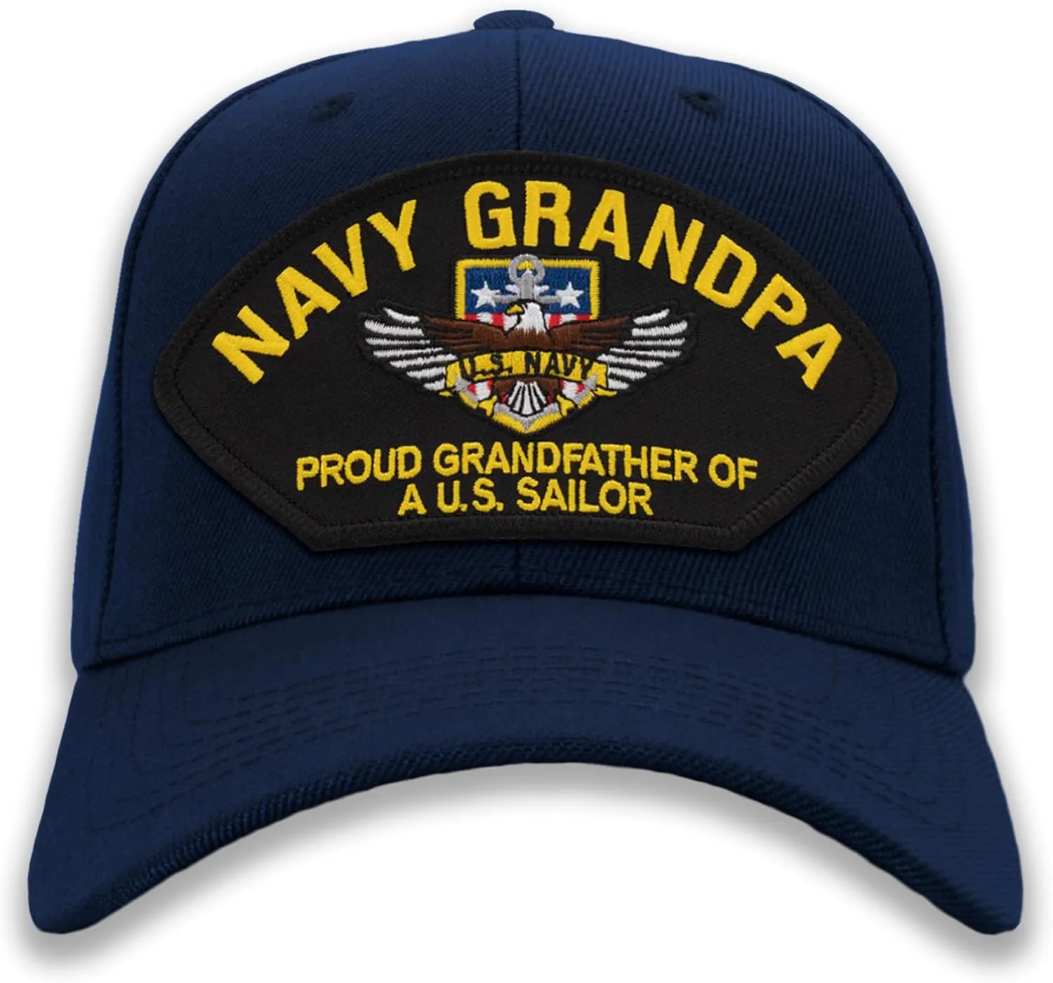US Navy Grandpa - Proud Grandfather of a US Sailor Ball Cap or Trucker Hat