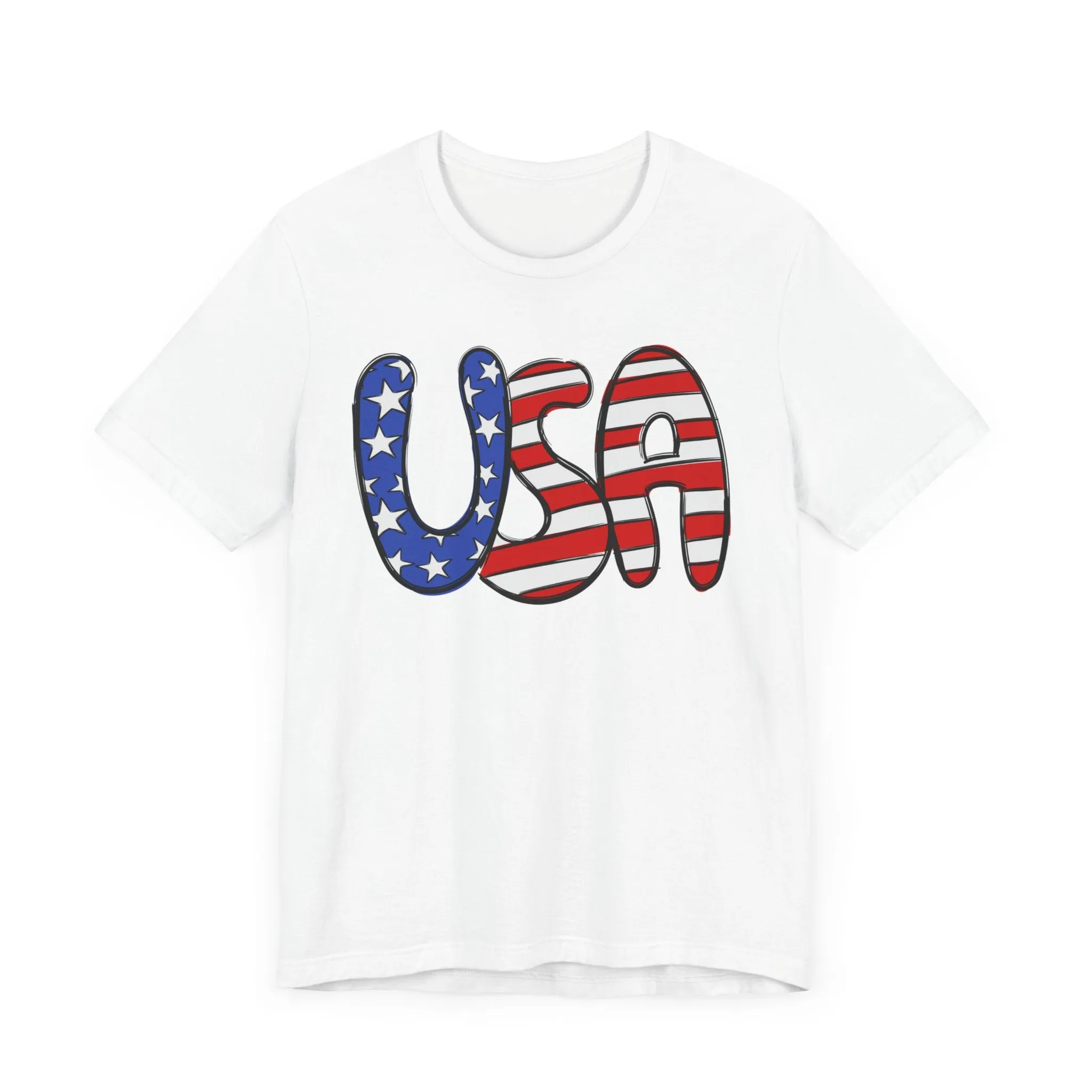 USA Unisex Jersey Short Sleeve Tee