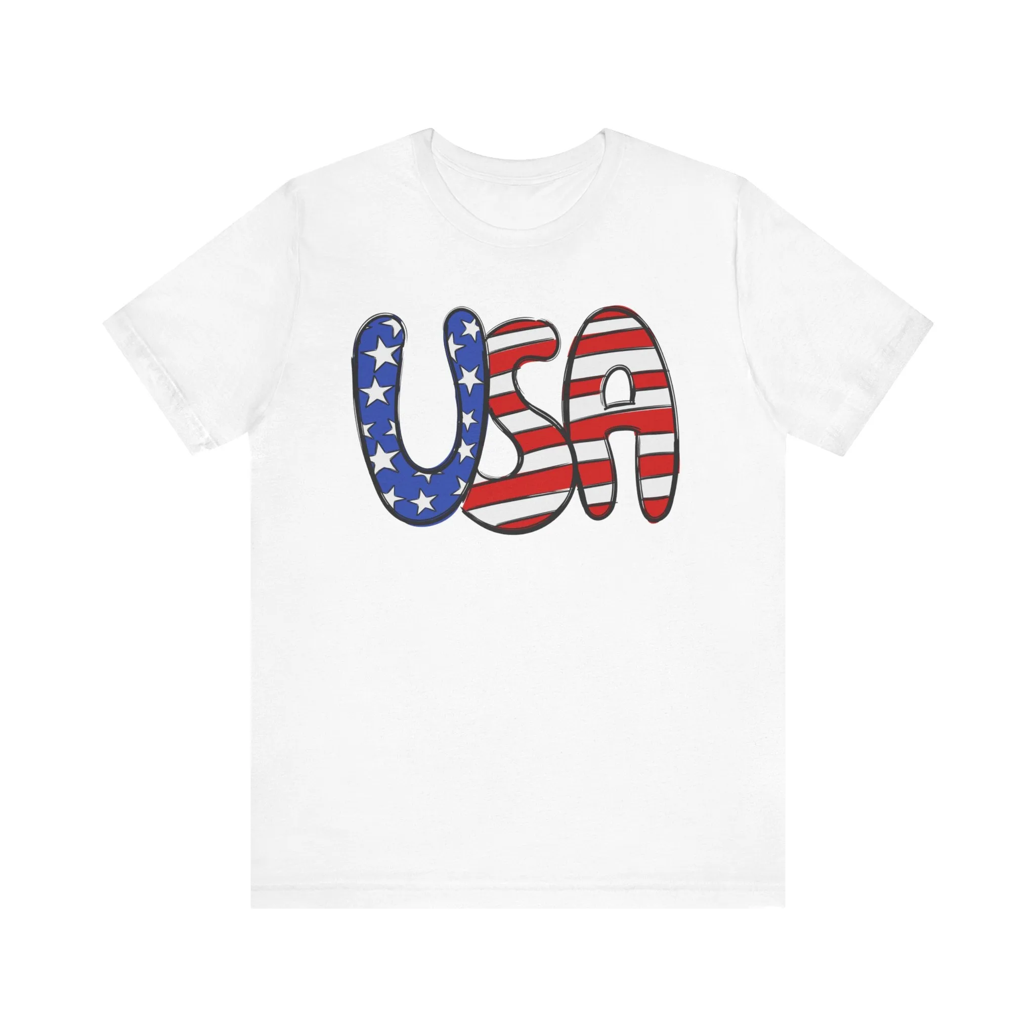 USA Unisex Jersey Short Sleeve Tee