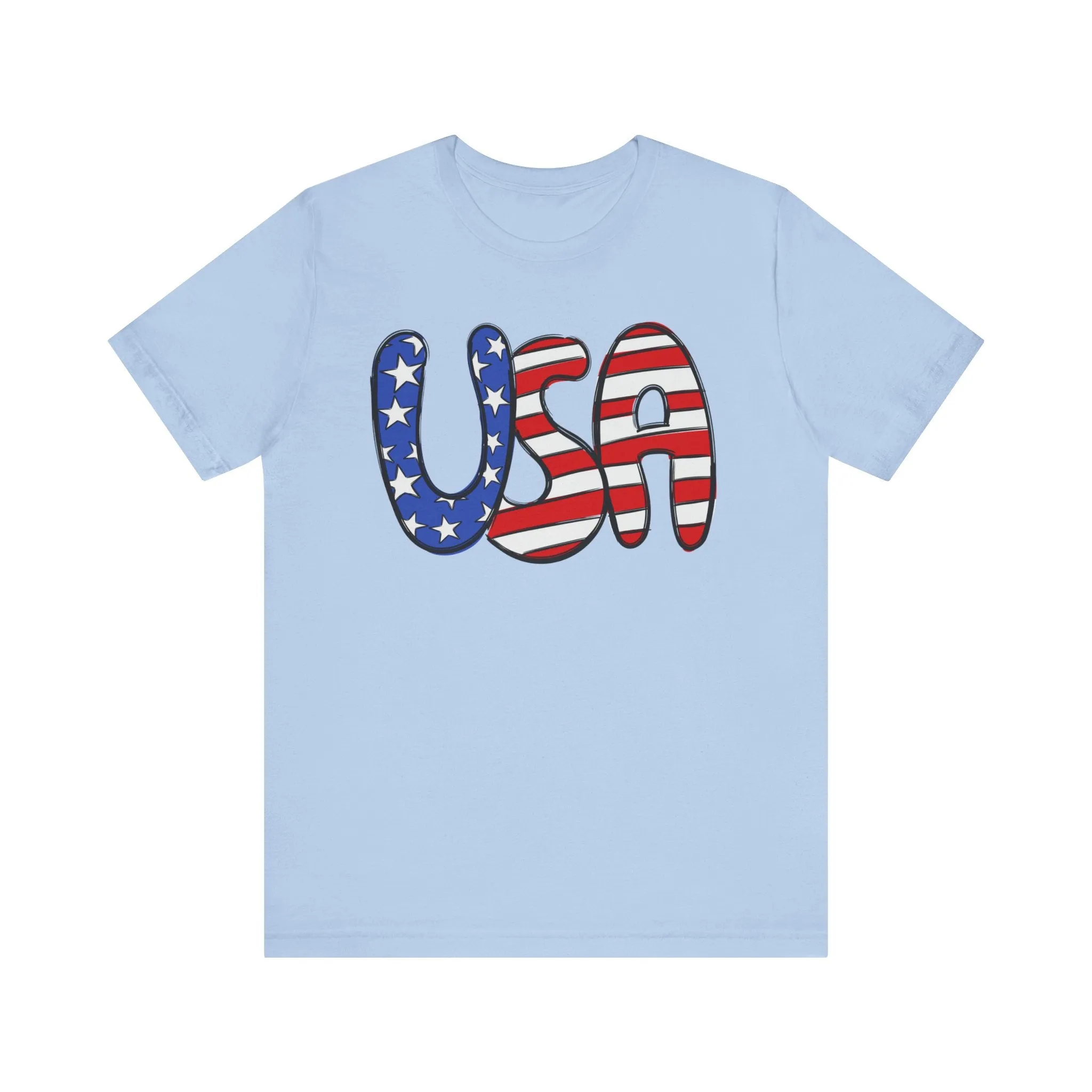 USA Unisex Jersey Short Sleeve Tee