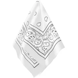 White Paisley Cowboy Bandana