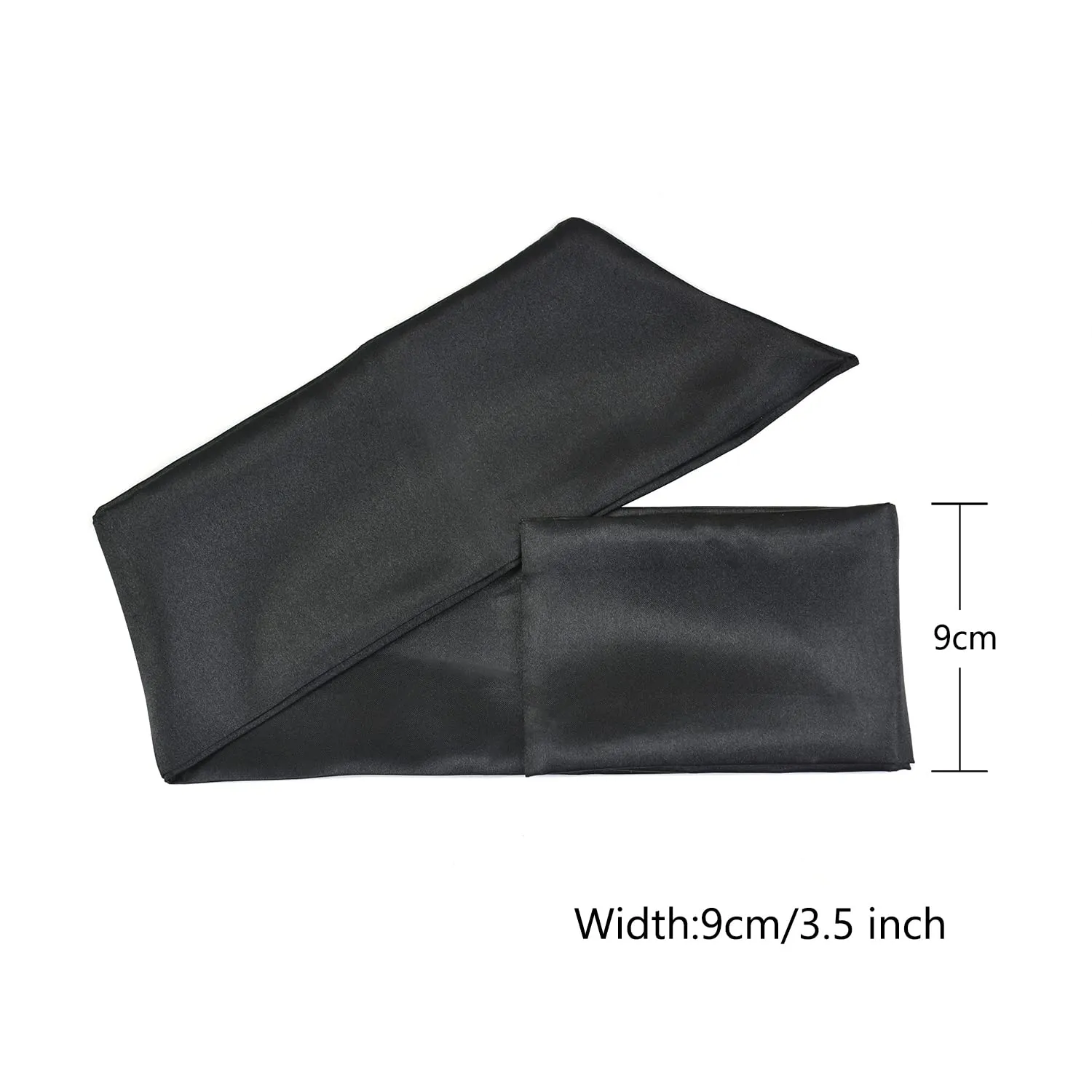 Wig Grip Band Soft Satin Scarf Fashion Headbands for Lace Frontal Wigs Fixing Makeup Sports Yoga Facial (2 Pcs, Black Pink)