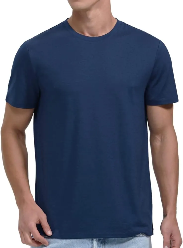 Woolinkin Merino Wool Coolmax Blend T Shirt - Mens Durable Short Sleeve Wool Base Layer - 150 Lightweight