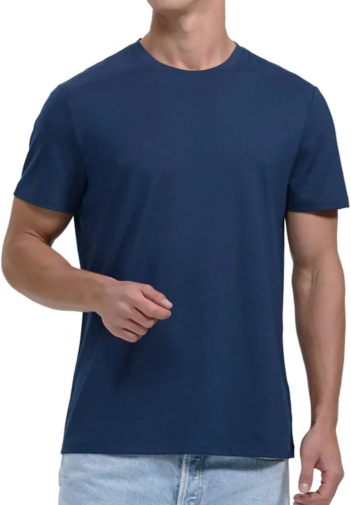 Woolinkin Merino Wool Coolmax Blend T Shirt - Mens Durable Short Sleeve Wool Base Layer - 150 Lightweight