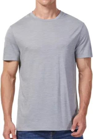 Woolinkin Merino Wool Coolmax Blend T Shirt - Mens Durable Short Sleeve Wool Base Layer - 150 Lightweight