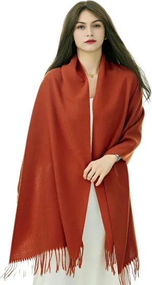 YOUR SMILE Women's Scarf Pashmina Shawls and Wraps for Evening Dress Bridesmaid Wedding Bridal Winter Warm Long Large Scarves