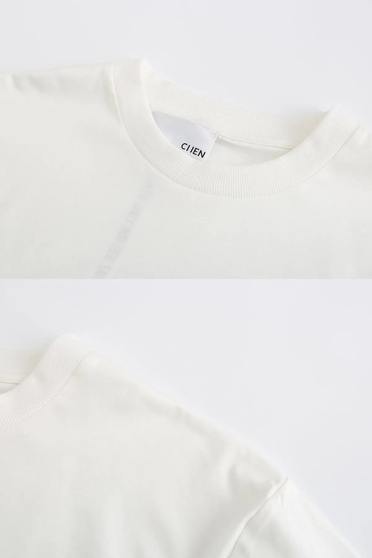 ZI II CI IEN | White Floral Pure Cotton T Shirt